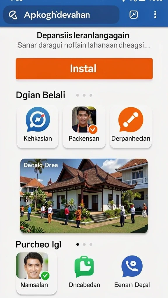 hartaspin - Tampilan menarik dan antarmuka yang mudah digunakan.