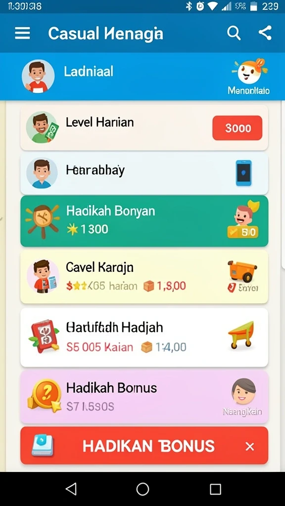merdeka777 - Tampilan antarmuka permainan yang intuitif.