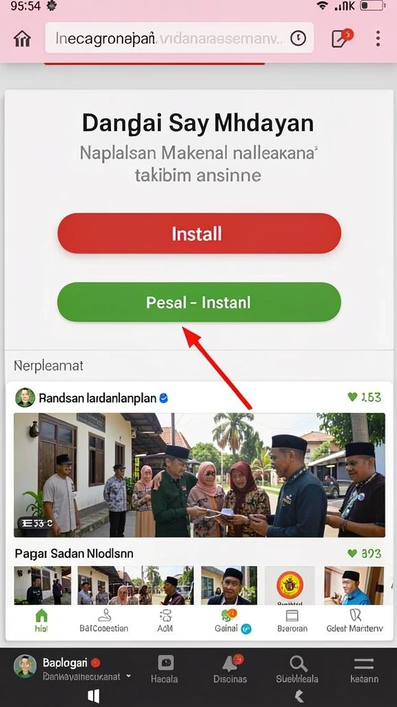 svip9 - Tampilan antarmuka yang intuitif dan mudah digunakan.